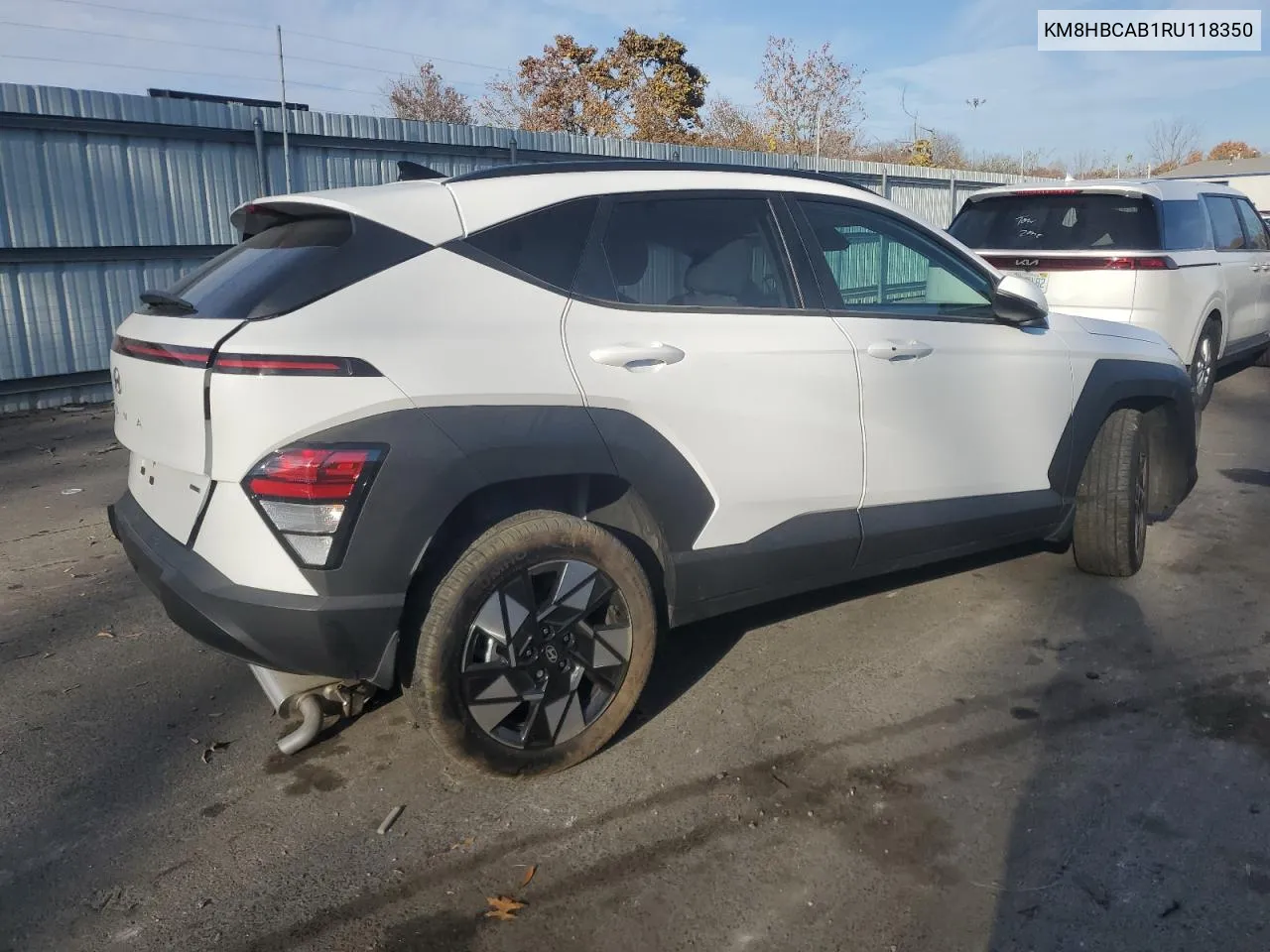 2024 Hyundai Kona Sel VIN: KM8HBCAB1RU118350 Lot: 77981524