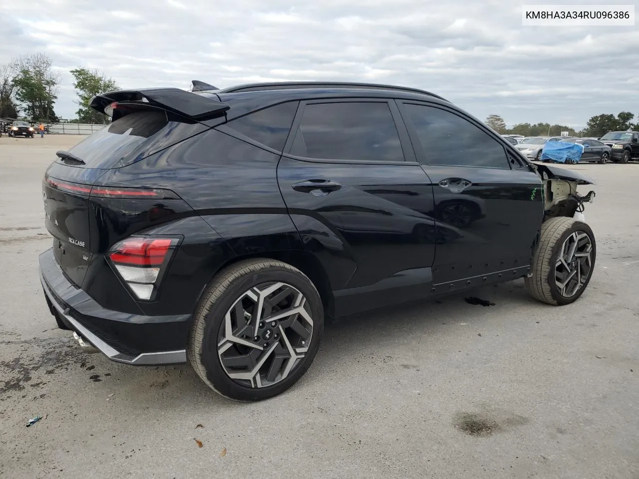 2024 Hyundai Kona N Line VIN: KM8HA3A34RU096386 Lot: 81021484