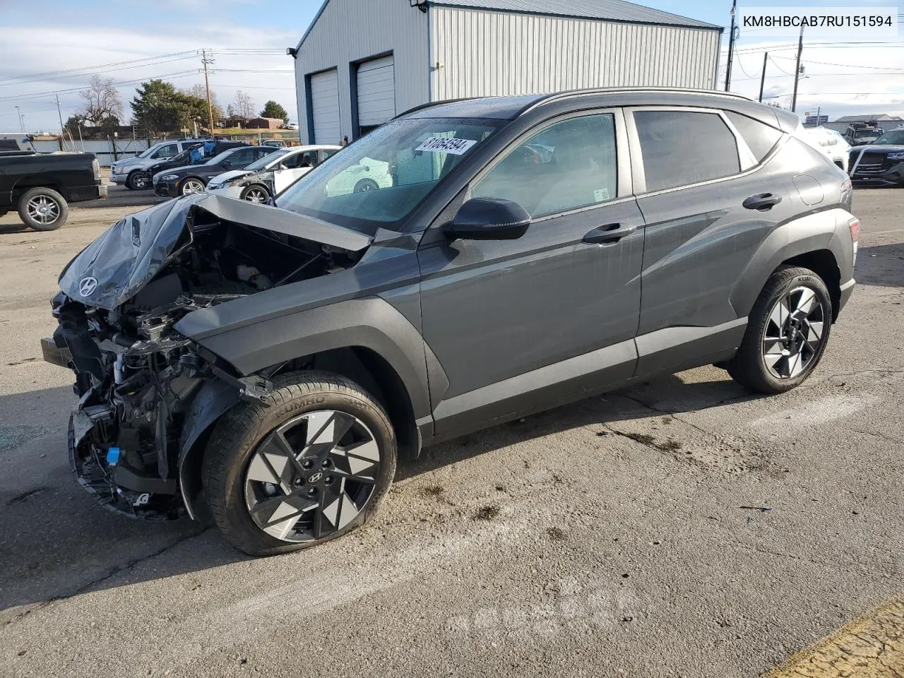 2024 Hyundai Kona Sel VIN: KM8HBCAB7RU151594 Lot: 81064594