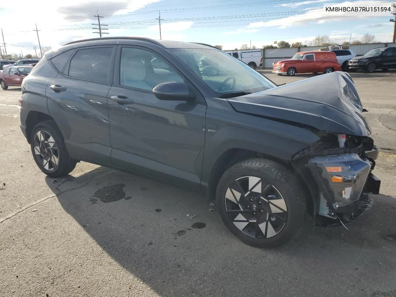 2024 Hyundai Kona Sel VIN: KM8HBCAB7RU151594 Lot: 81064594