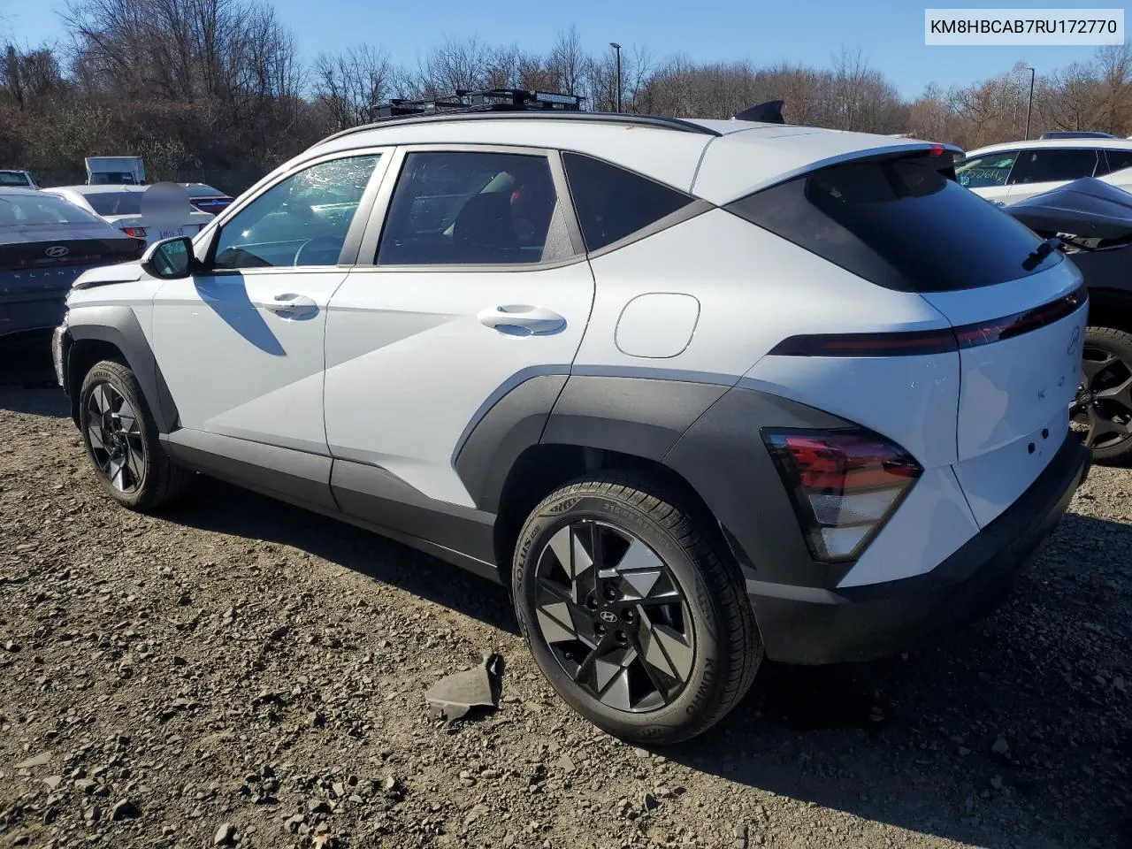 2024 Hyundai Kona Sel VIN: KM8HBCAB7RU172770 Lot: 81492114