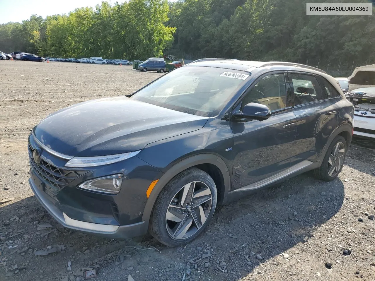 2020 Hyundai Nexo Limited VIN: KM8J84A60LU004369 Lot: 66690704