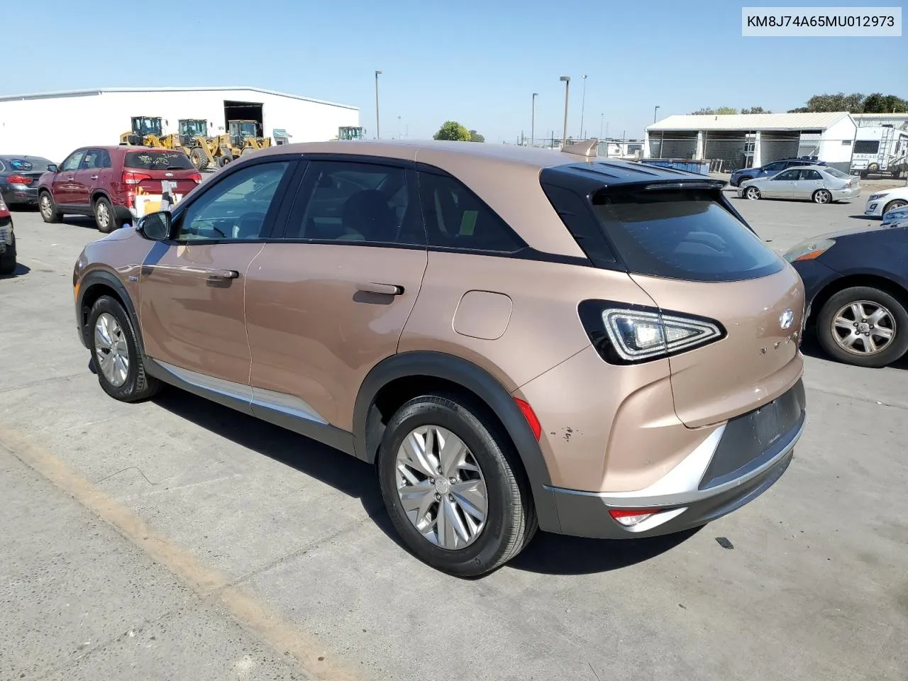 KM8J74A65MU012973 2021 Hyundai Nexo Blue