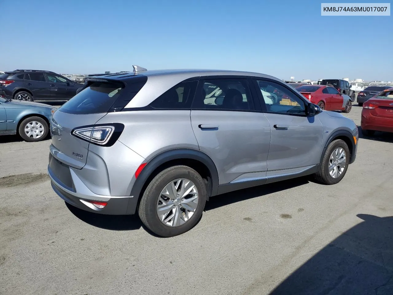 KM8J74A63MU017007 2021 Hyundai Nexo Blue