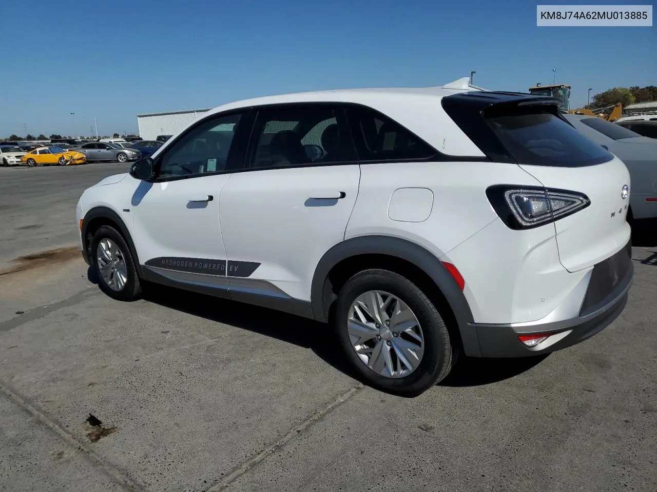 2021 Hyundai Nexo Blue VIN: KM8J74A62MU013885 Lot: 75260284