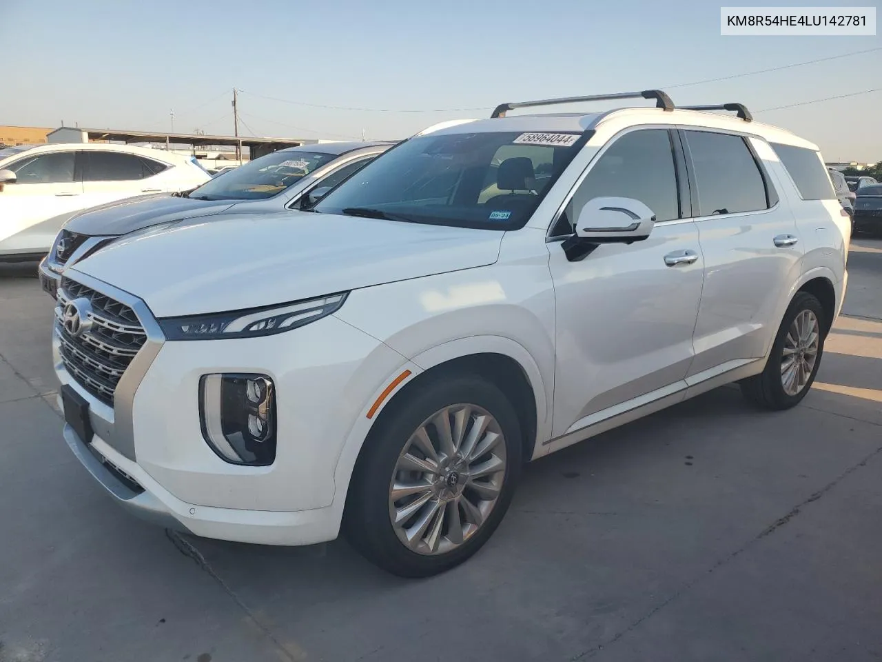 2020 Hyundai Palisade Limited VIN: KM8R54HE4LU142781 Lot: 58964044