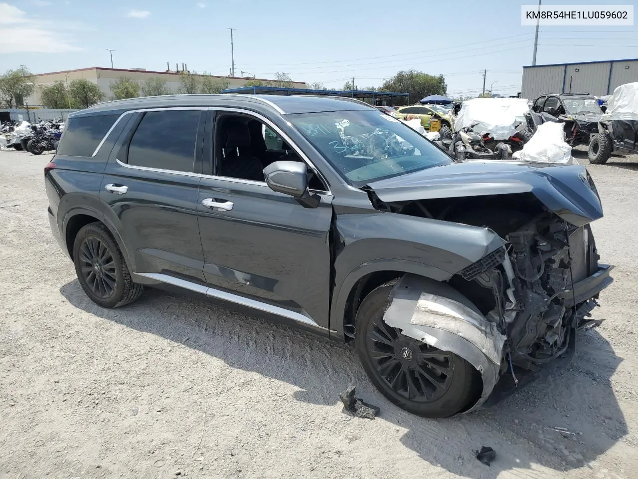 2020 Hyundai Palisade Limited VIN: KM8R54HE1LU059602 Lot: 59159244