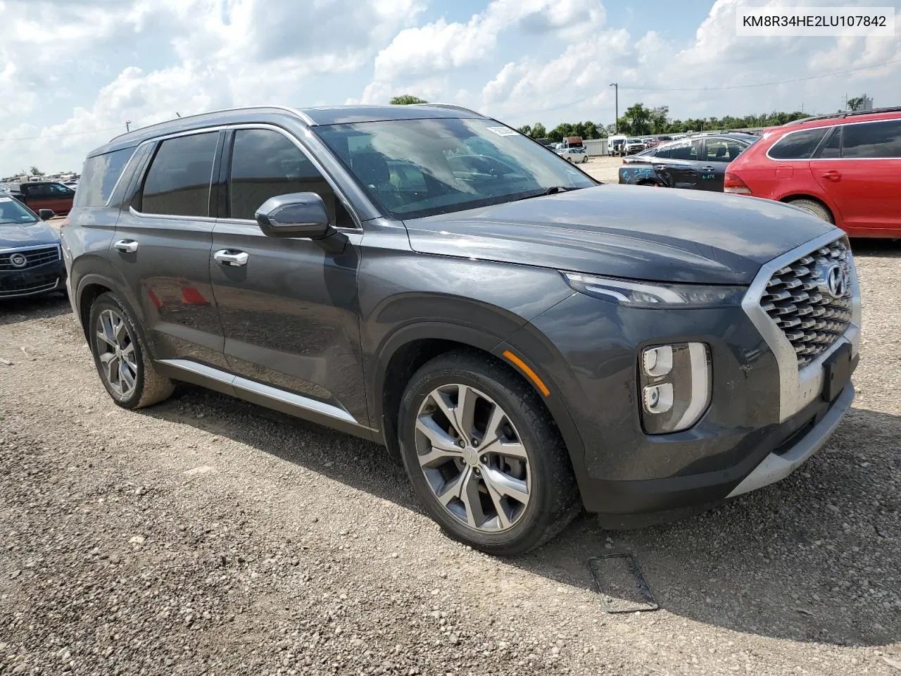 2020 Hyundai Palisade Sel VIN: KM8R34HE2LU107842 Lot: 59233994