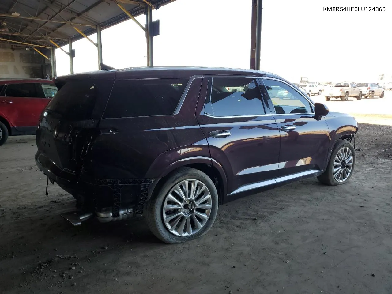 2020 Hyundai Palisade Limited VIN: KM8R54HE0LU124360 Lot: 59251904