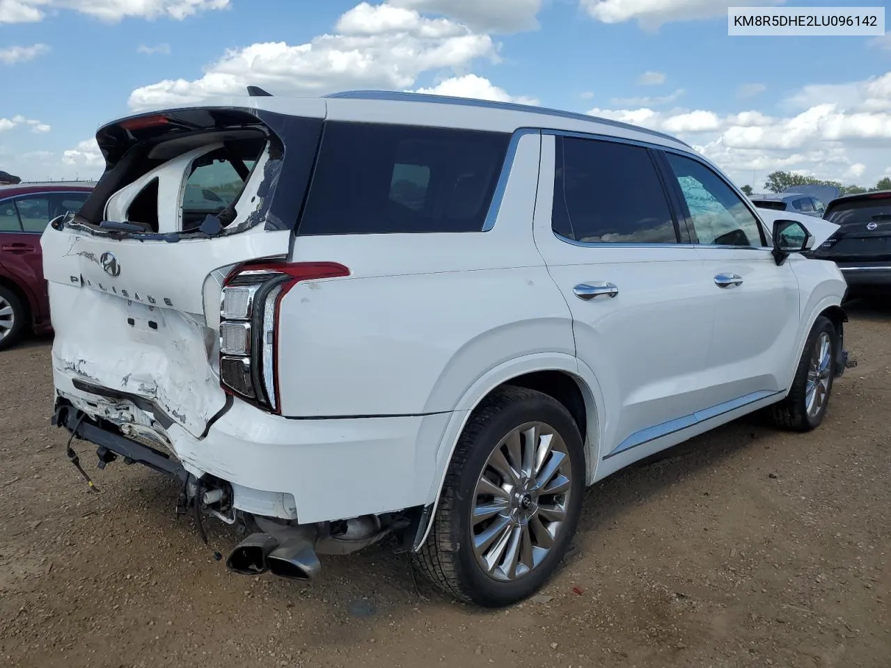 2020 Hyundai Palisade Limited VIN: KM8R5DHE2LU096142 Lot: 59568574