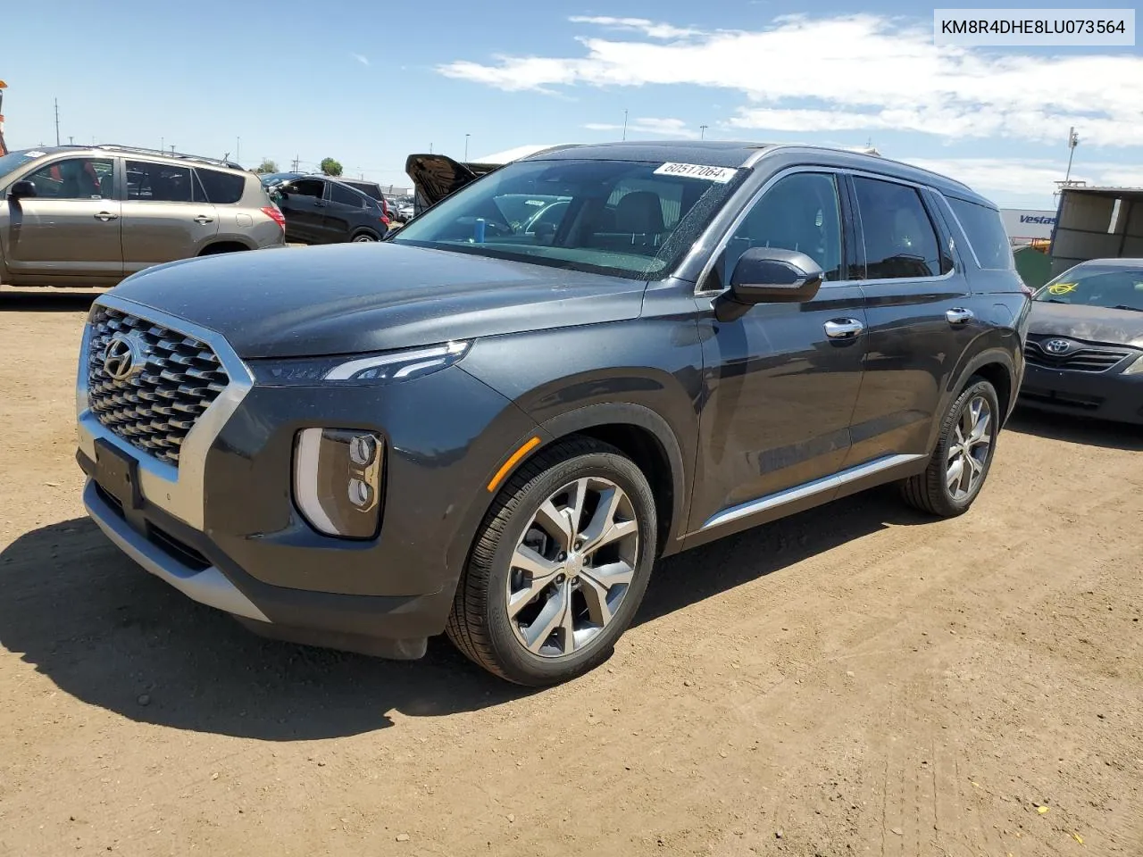 2020 Hyundai Palisade Sel VIN: KM8R4DHE8LU073564 Lot: 60517064