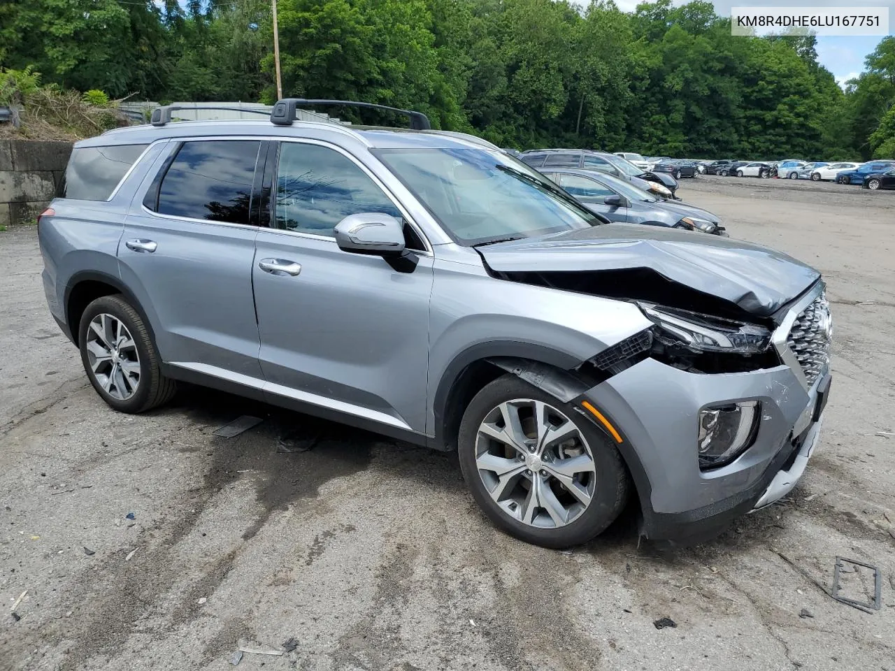 2020 Hyundai Palisade Sel VIN: KM8R4DHE6LU167751 Lot: 61081034