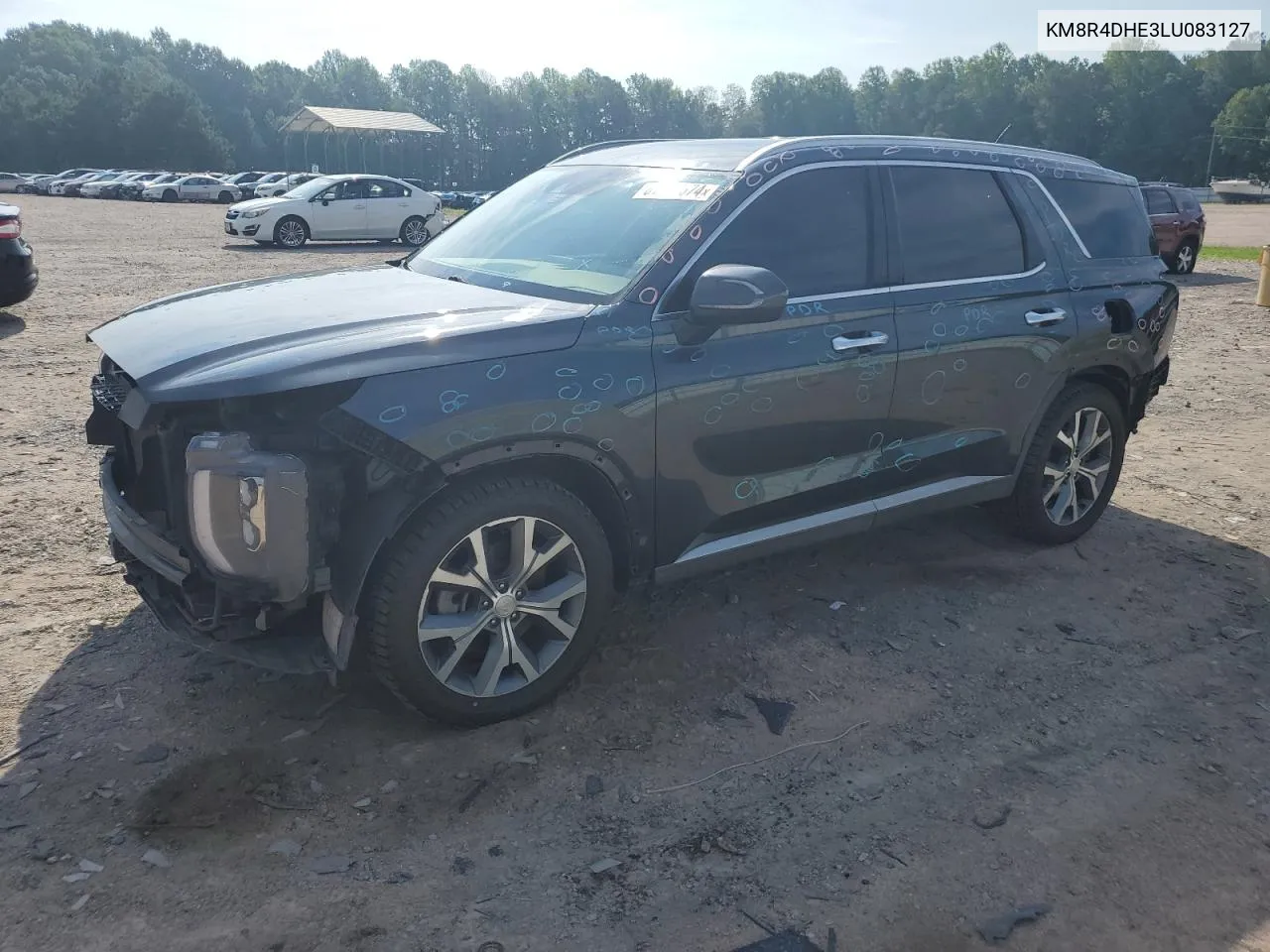 KM8R4DHE3LU083127 2020 Hyundai Palisade Sel