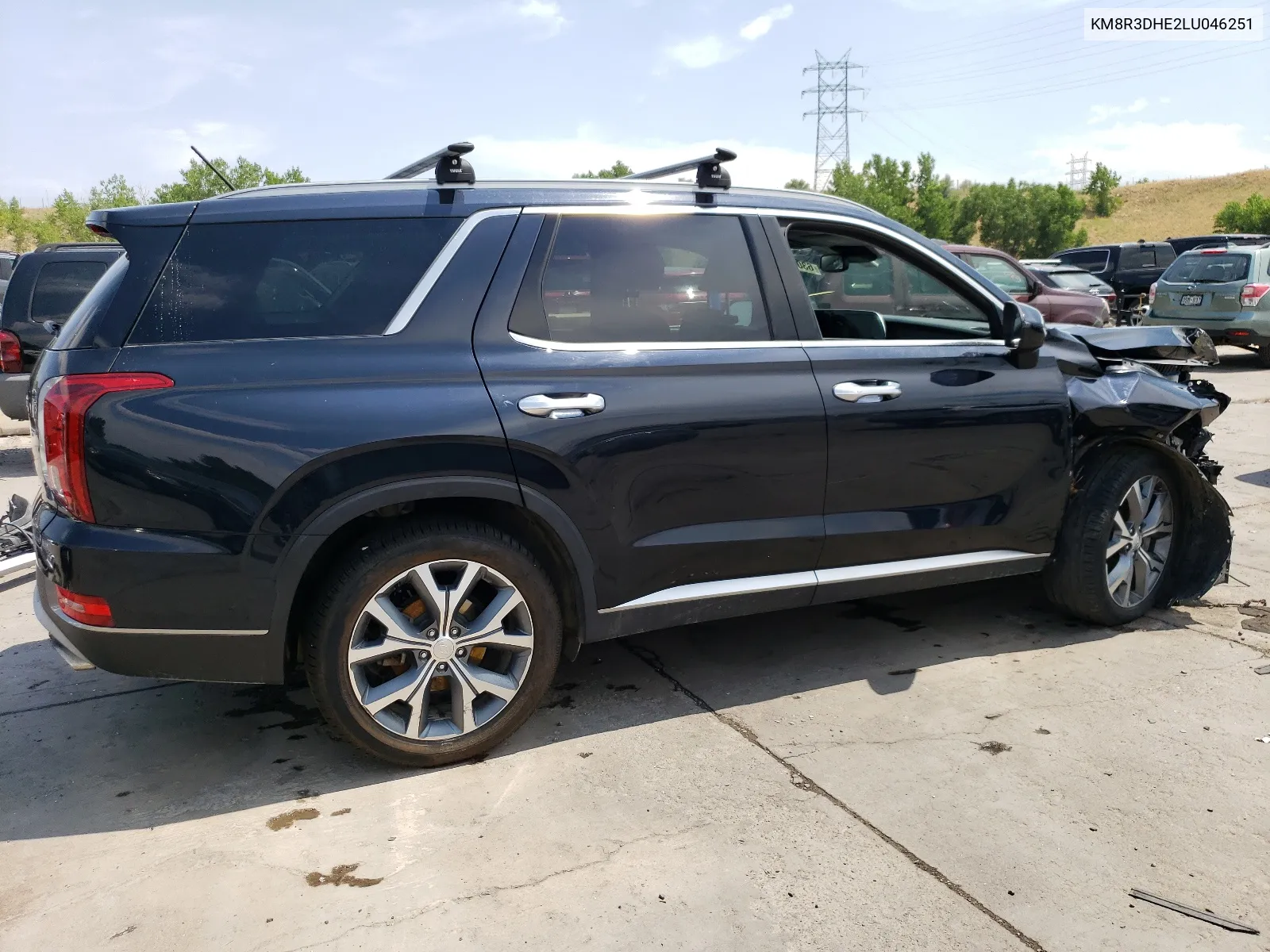 KM8R3DHE2LU046251 2020 Hyundai Palisade Sel