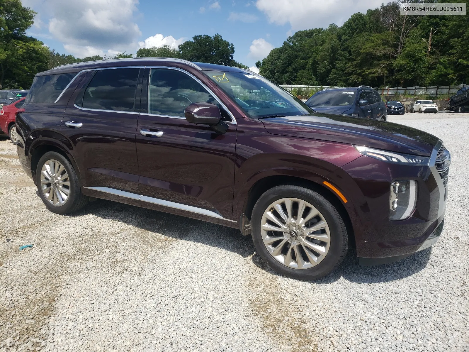 2020 Hyundai Palisade Limited VIN: KM8R54HE6LU095611 Lot: 64291374