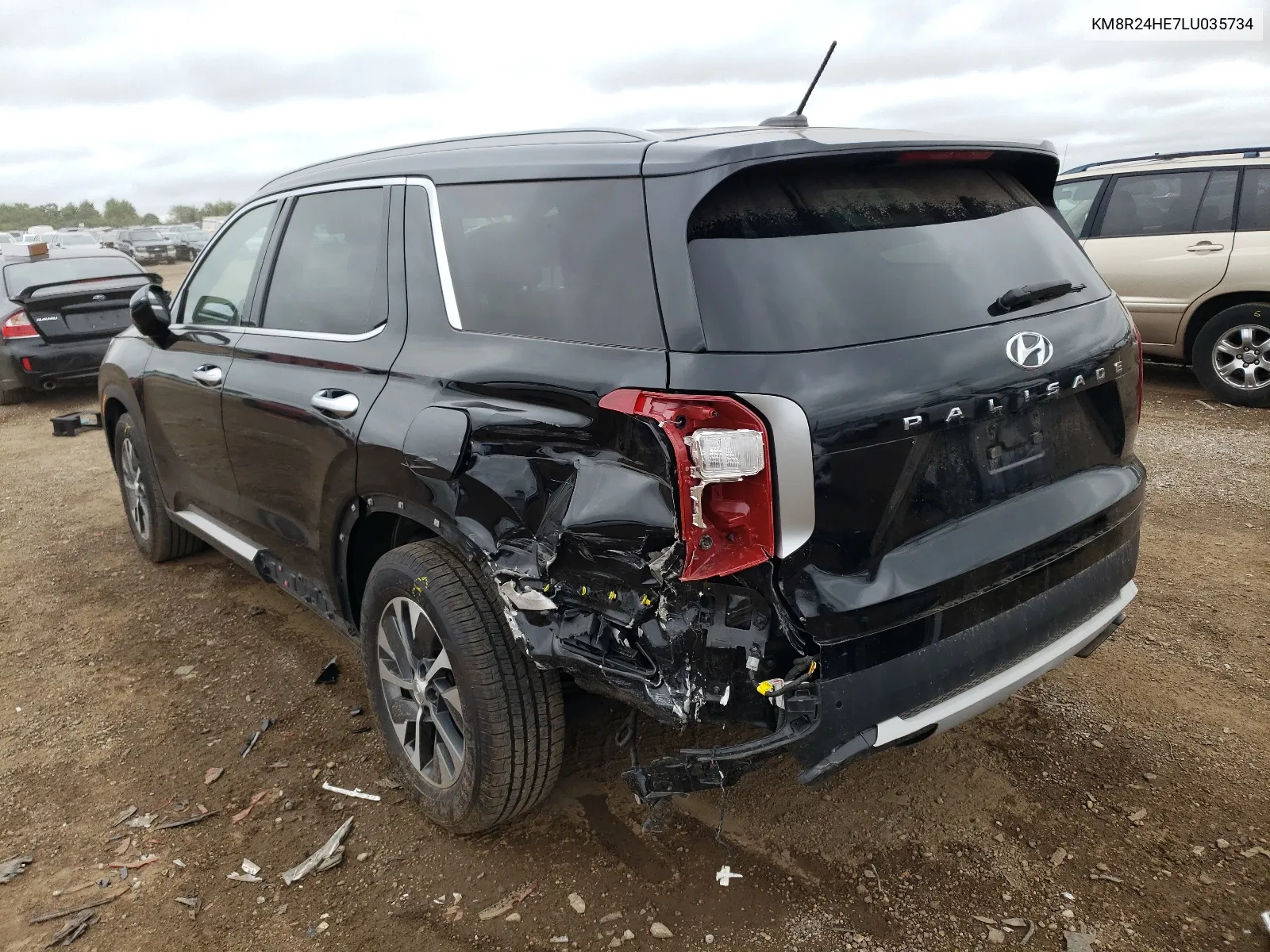 2020 Hyundai Palisade Sel VIN: KM8R24HE7LU035734 Lot: 65822134