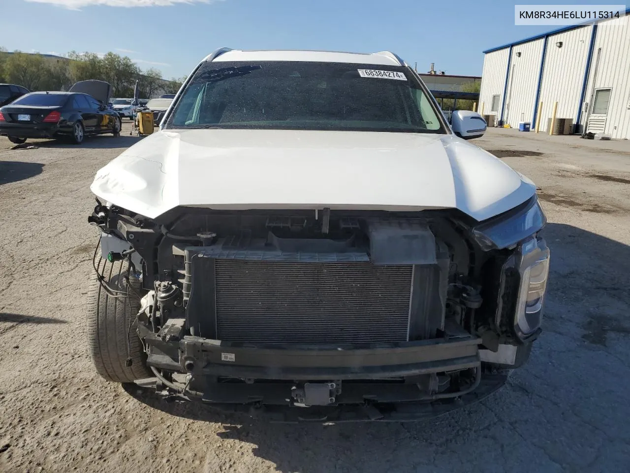 2020 Hyundai Palisade Sel VIN: KM8R34HE6LU115314 Lot: 68384274