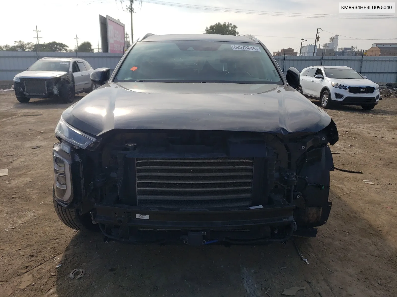 2020 Hyundai Palisade Sel VIN: KM8R34HE3LU095040 Lot: 68673844