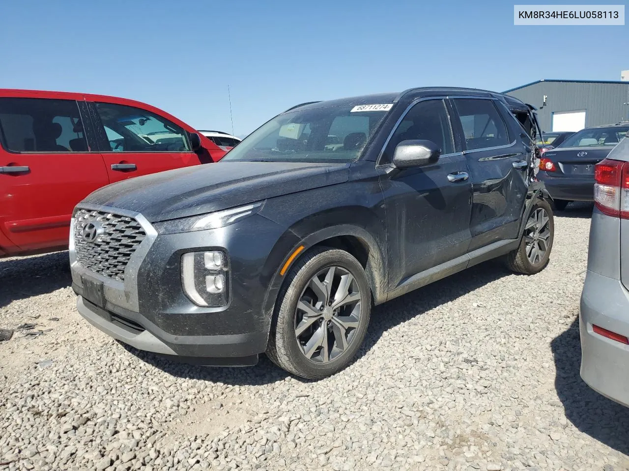 2020 Hyundai Palisade Sel VIN: KM8R34HE6LU058113 Lot: 68711274