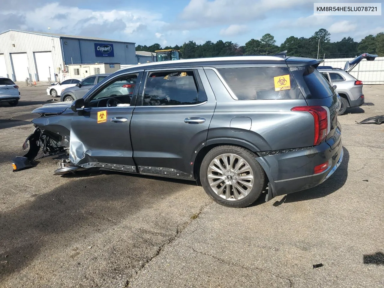 KM8R54HE5LU078721 2020 Hyundai Palisade Limited