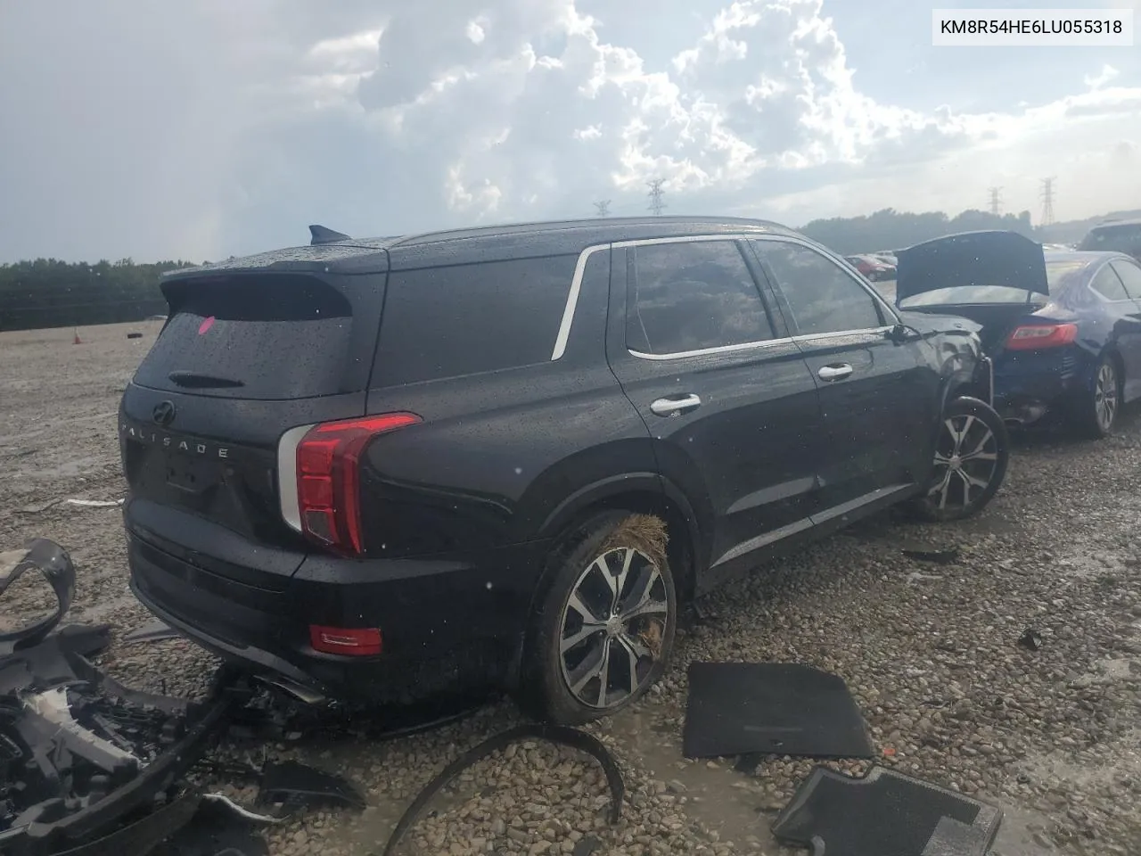 2020 Hyundai Palisade Limited VIN: KM8R54HE6LU055318 Lot: 69340924