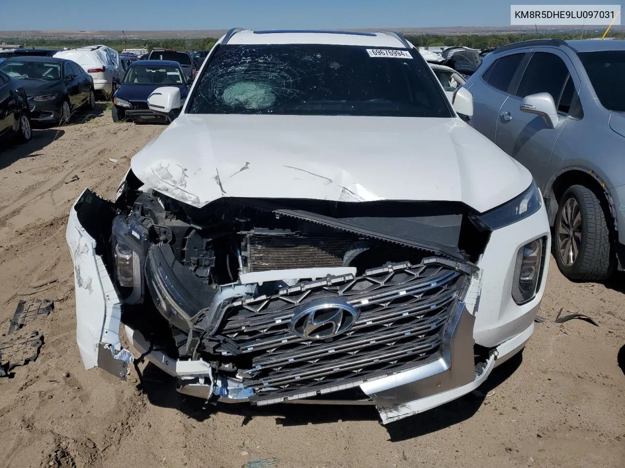 2020 Hyundai Palisade Limited VIN: KM8R5DHE9LU097031 Lot: 69676994