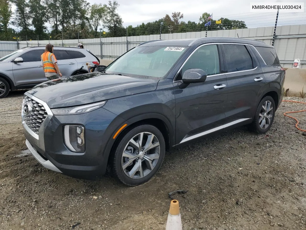 KM8R4DHE8LU030424 2020 Hyundai Palisade Sel