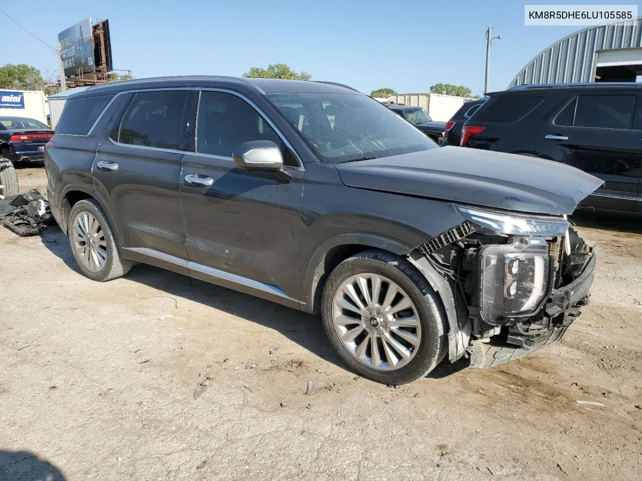 2020 Hyundai Palisade Limited VIN: KM8R5DHE6LU105585 Lot: 70593534