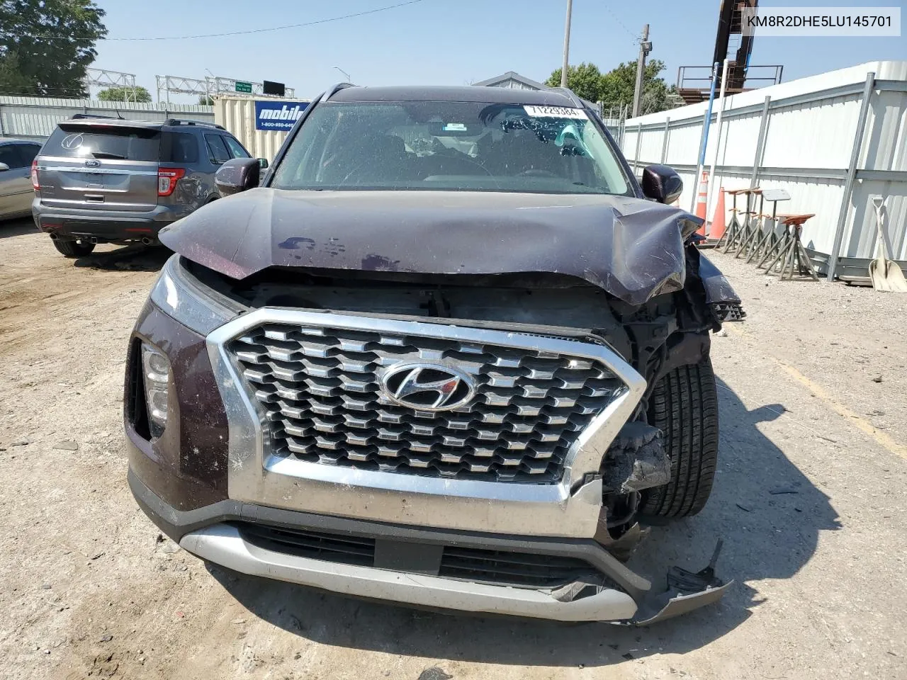 2020 Hyundai Palisade Sel VIN: KM8R2DHE5LU145701 Lot: 71229384