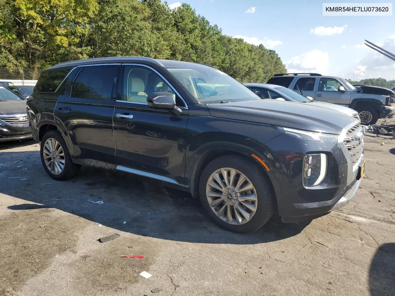 2020 Hyundai Palisade Limited VIN: KM8R54HE7LU073620 Lot: 72309024