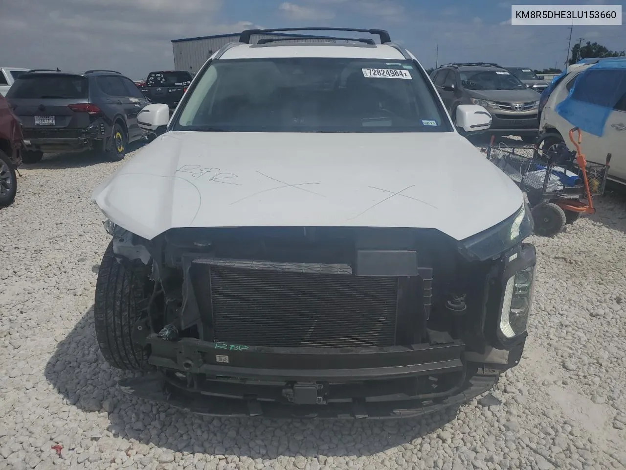 2020 Hyundai Palisade Limited VIN: KM8R5DHE3LU153660 Lot: 72824984