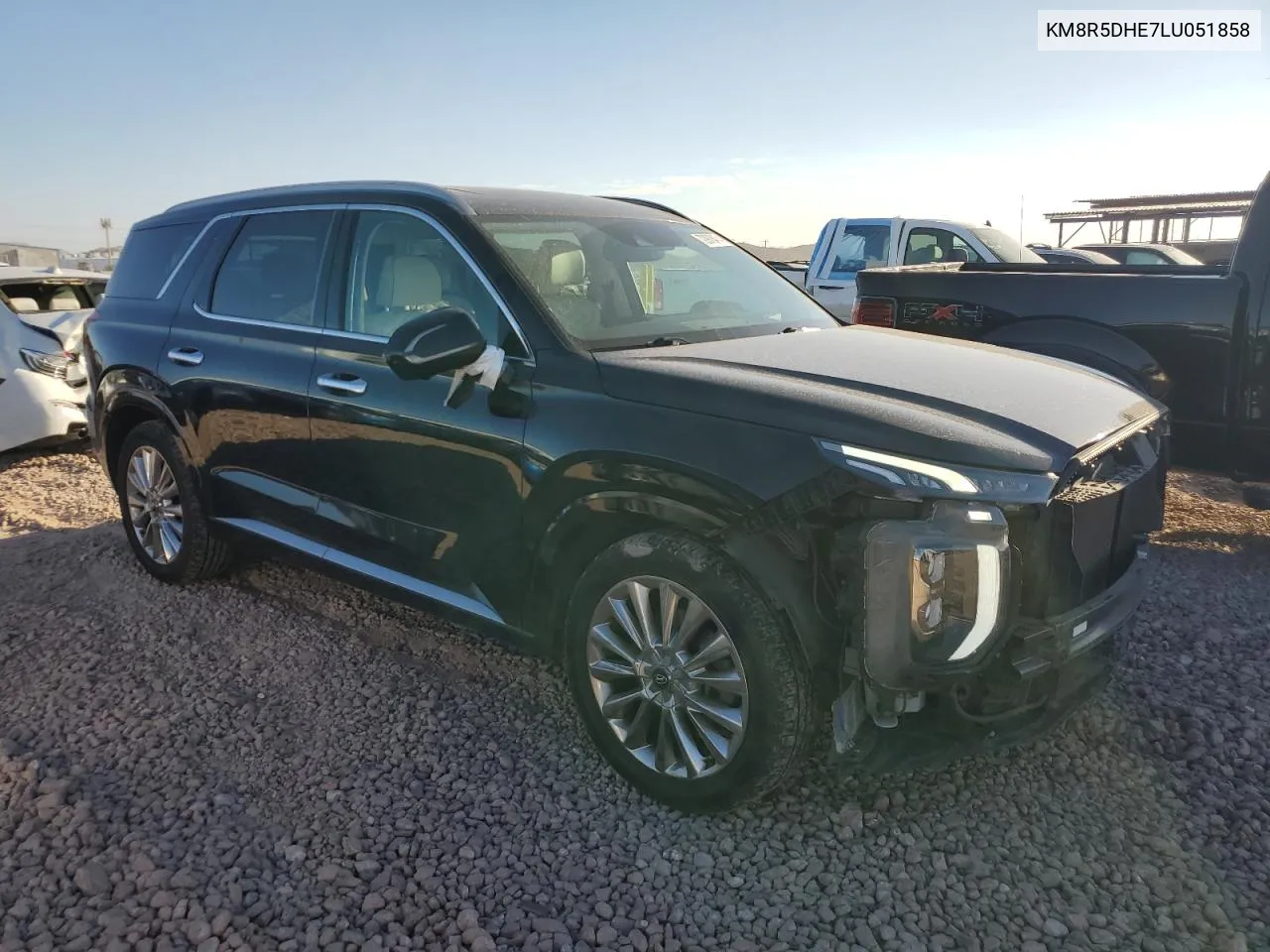 2020 Hyundai Palisade Limited VIN: KM8R5DHE7LU051858 Lot: 72978474