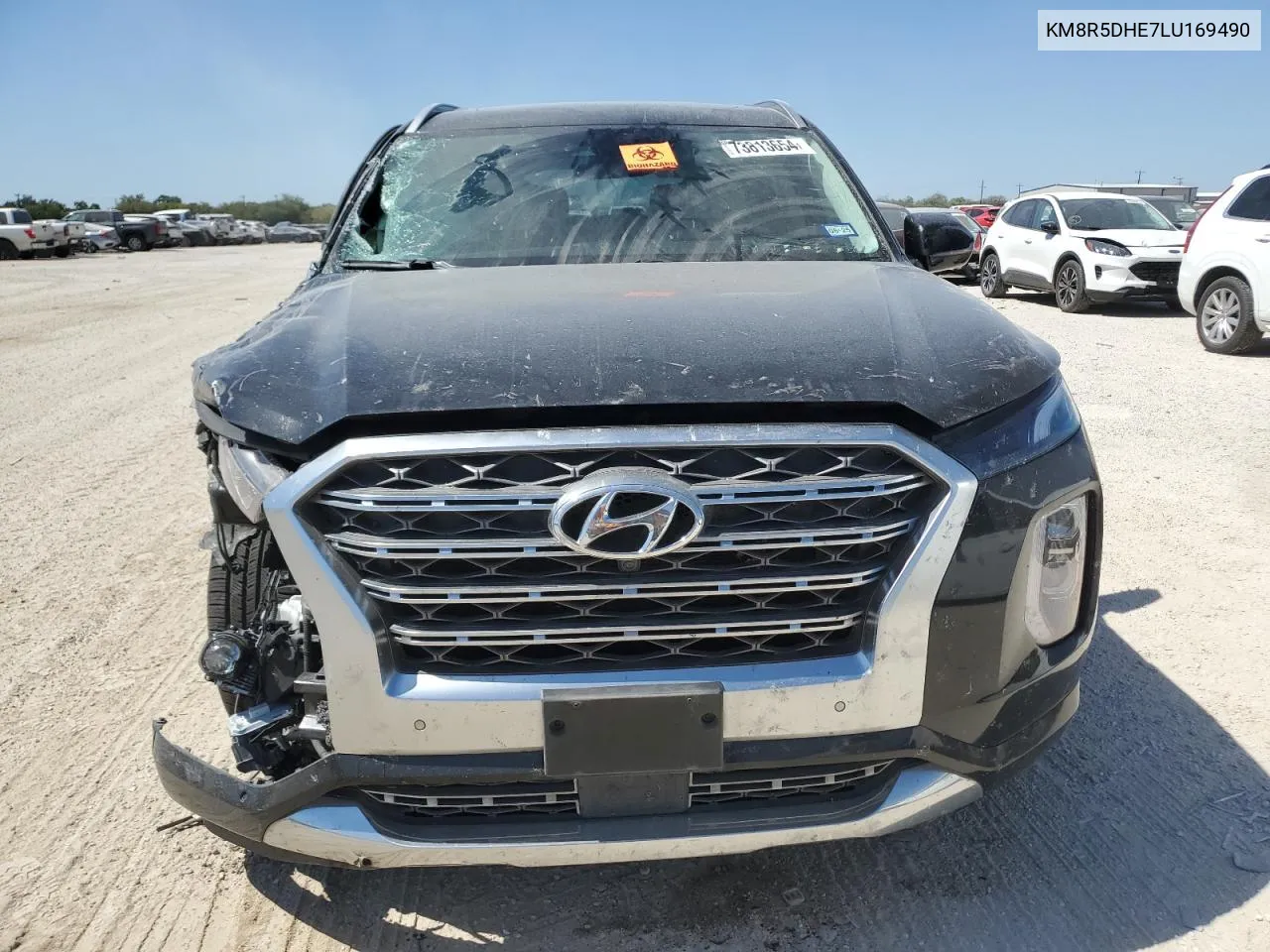 2020 Hyundai Palisade Limited VIN: KM8R5DHE7LU169490 Lot: 73813654