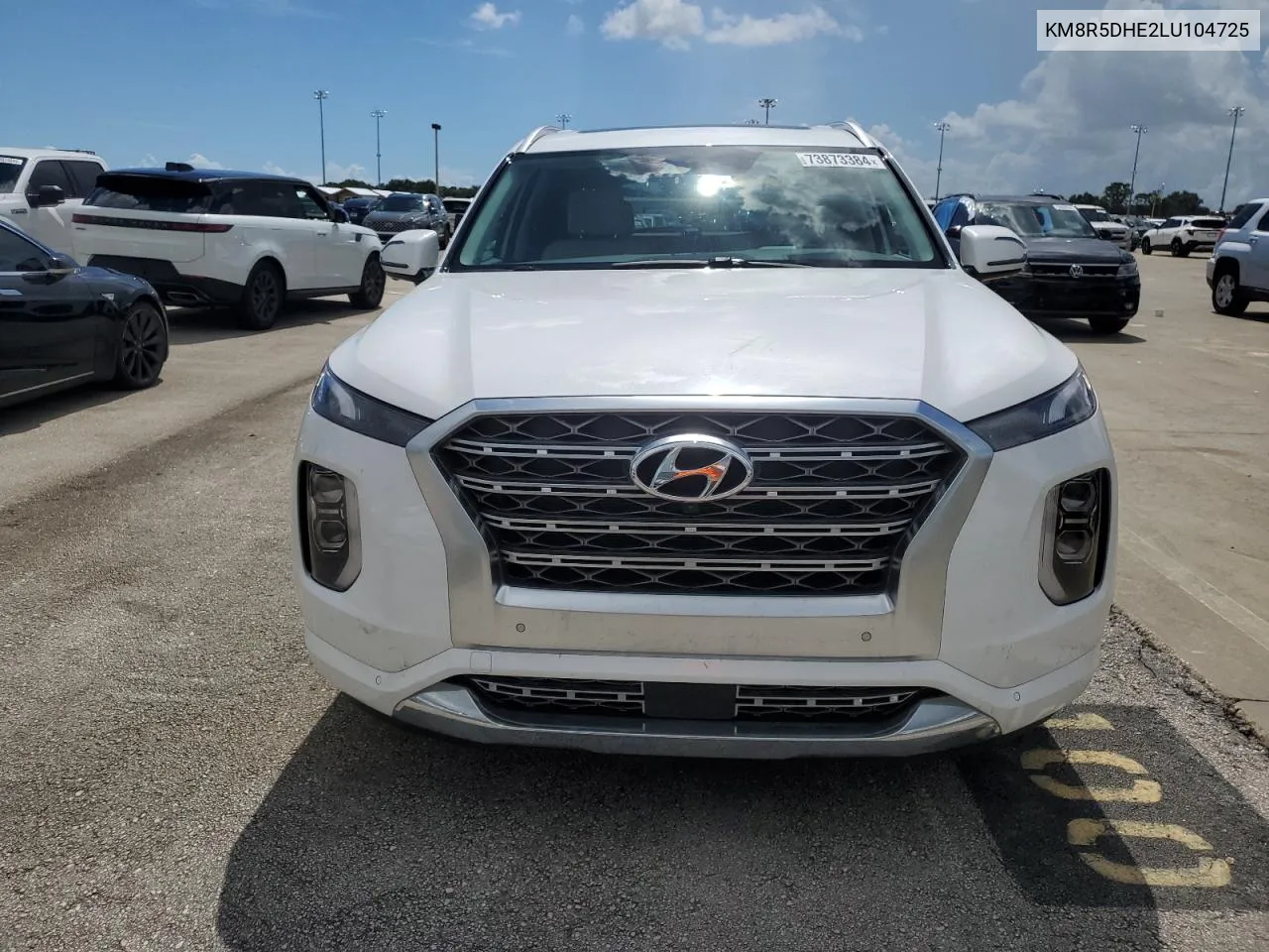 2020 Hyundai Palisade Limited VIN: KM8R5DHE2LU104725 Lot: 73873384