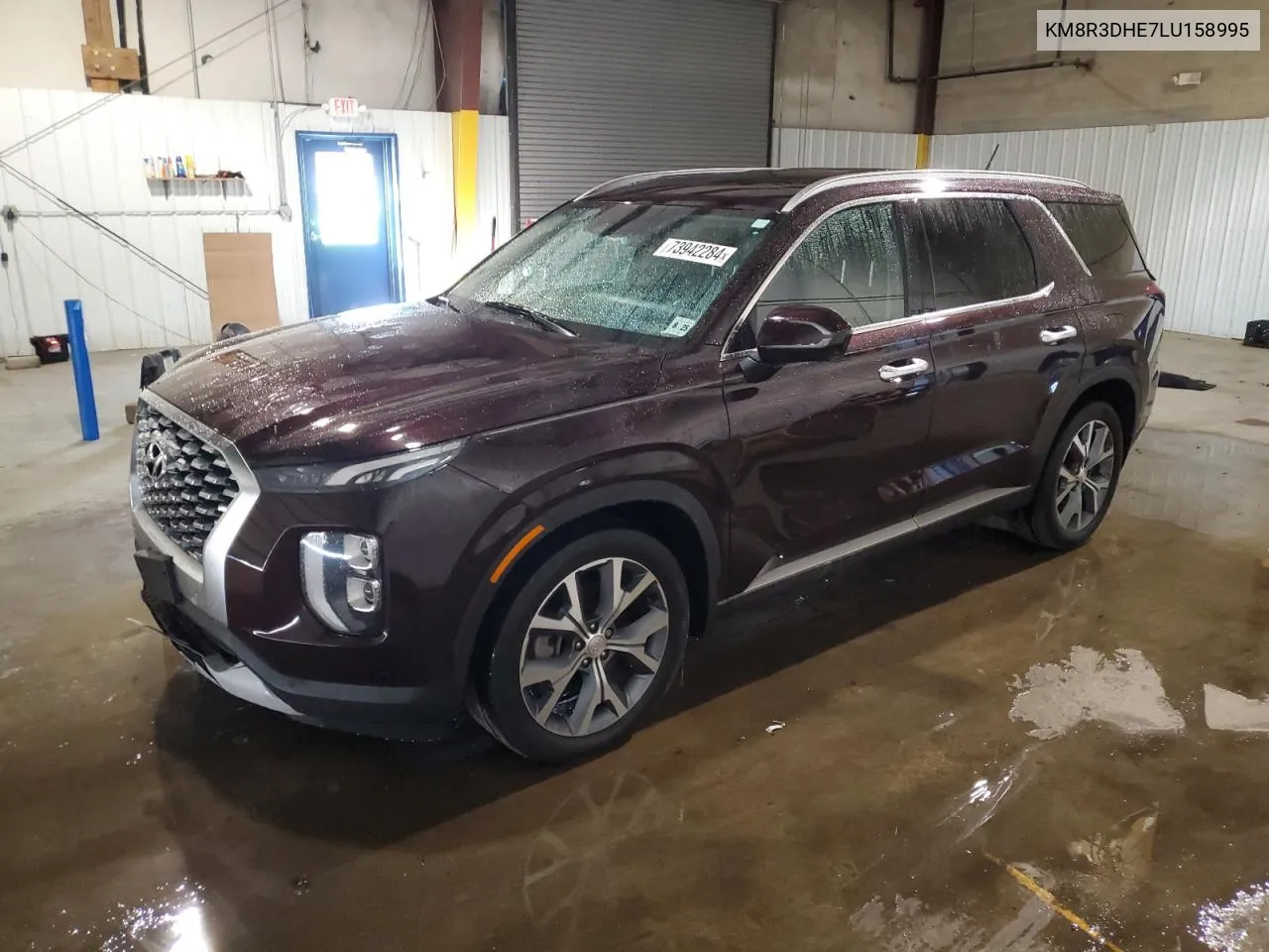 2020 Hyundai Palisade Sel VIN: KM8R3DHE7LU158995 Lot: 73942284