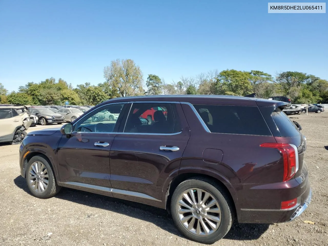 2020 Hyundai Palisade Limited VIN: KM8R5DHE2LU065411 Lot: 74092504