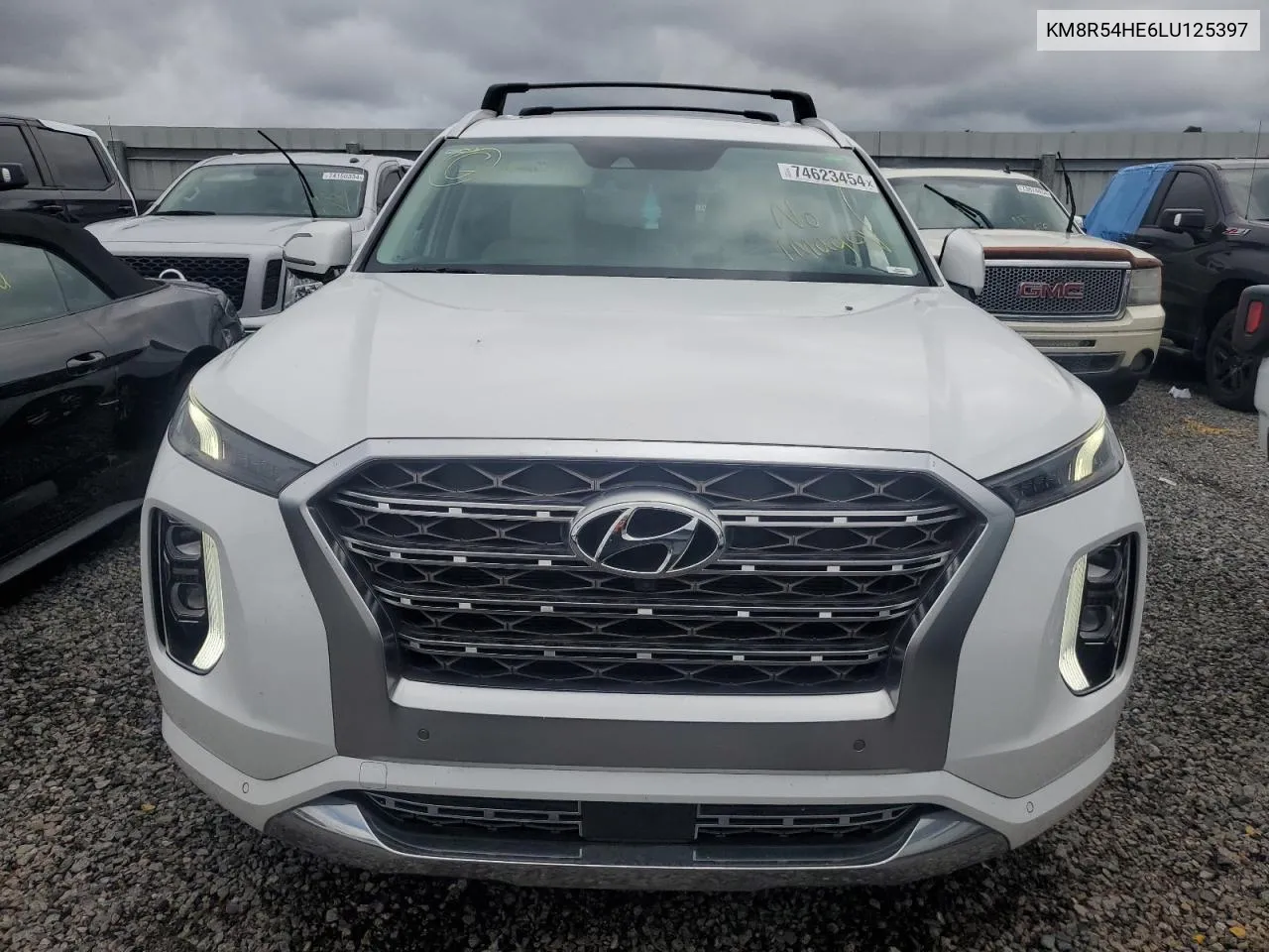 2020 Hyundai Palisade Limited VIN: KM8R54HE6LU125397 Lot: 74623454