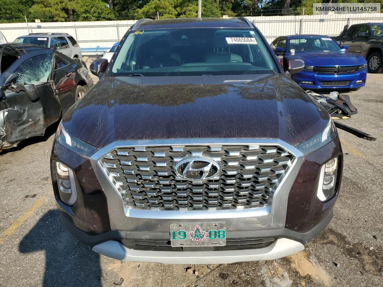 2020 Hyundai Palisade Sel VIN: KM8R24HE1LU145758 Lot: 74665084