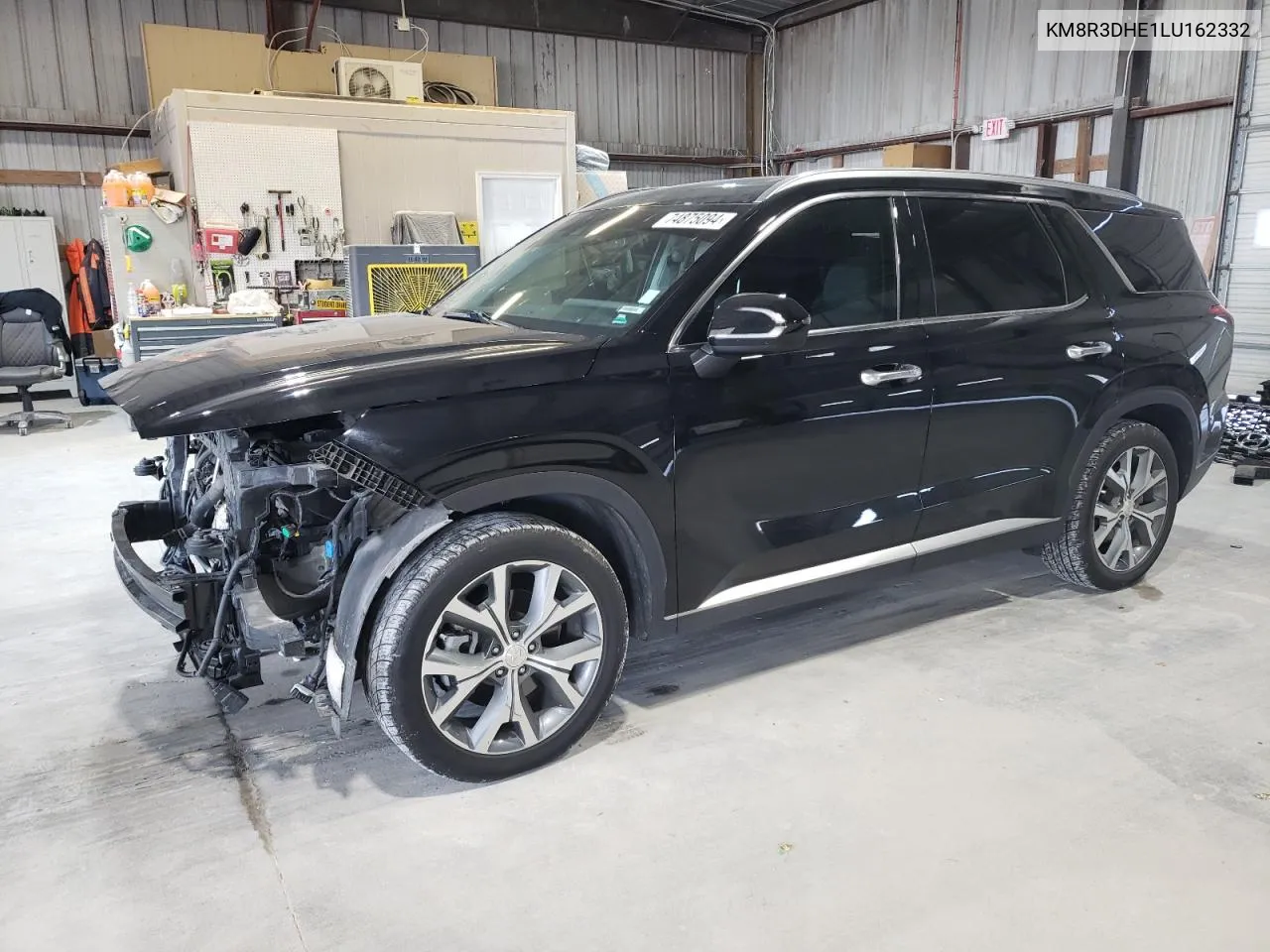 2020 Hyundai Palisade Sel VIN: KM8R3DHE1LU162332 Lot: 74875094