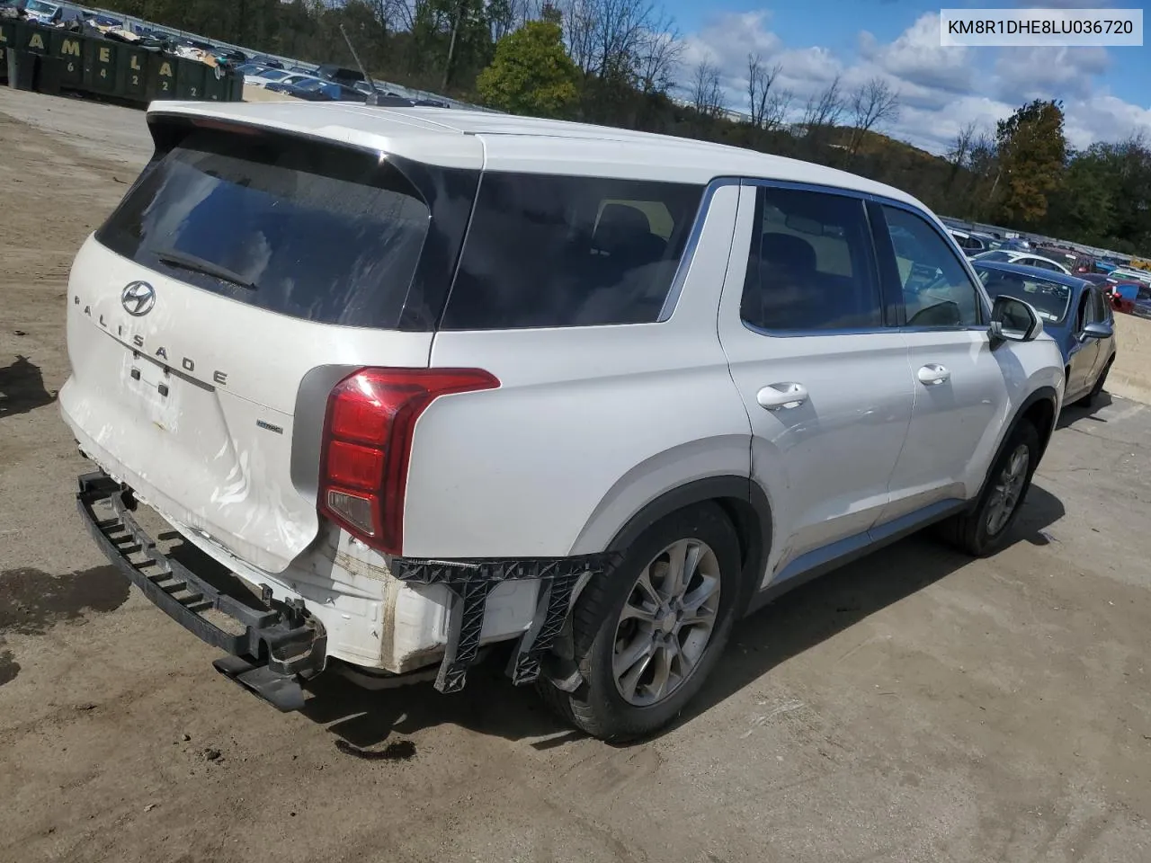 2020 Hyundai Palisade Se VIN: KM8R1DHE8LU036720 Lot: 74960224