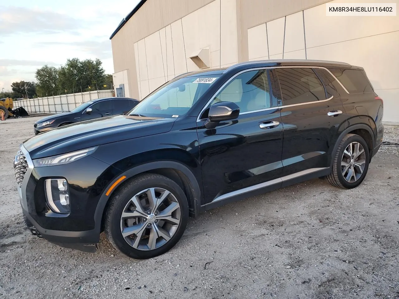 2020 Hyundai Palisade Sel VIN: KM8R34HE8LU116402 Lot: 75891834