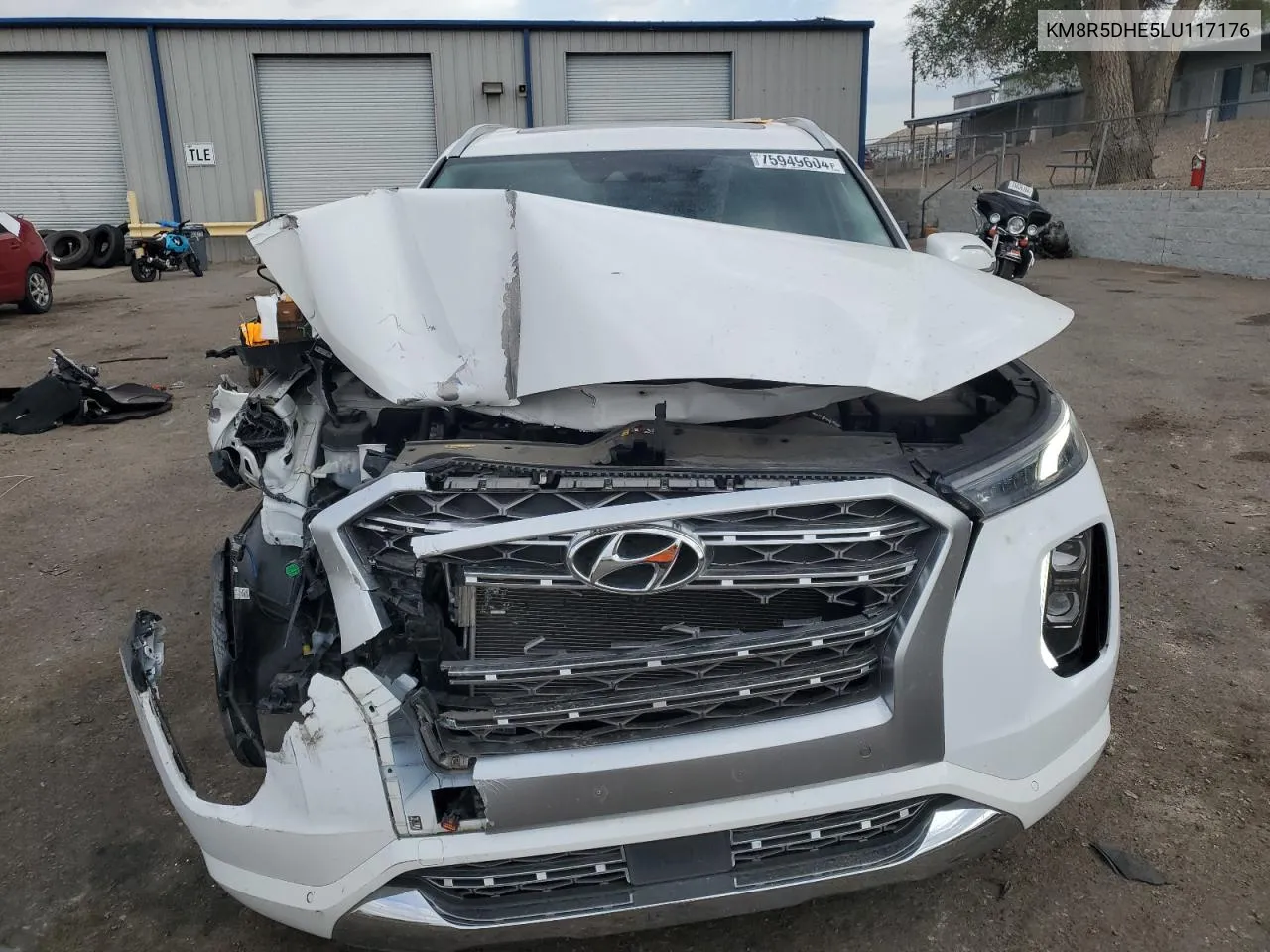 2020 Hyundai Palisade Limited VIN: KM8R5DHE5LU117176 Lot: 75949604