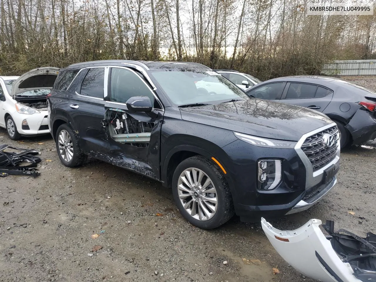 2020 Hyundai Palisade Limited VIN: KM8R5DHE7LU049995 Lot: 76042124