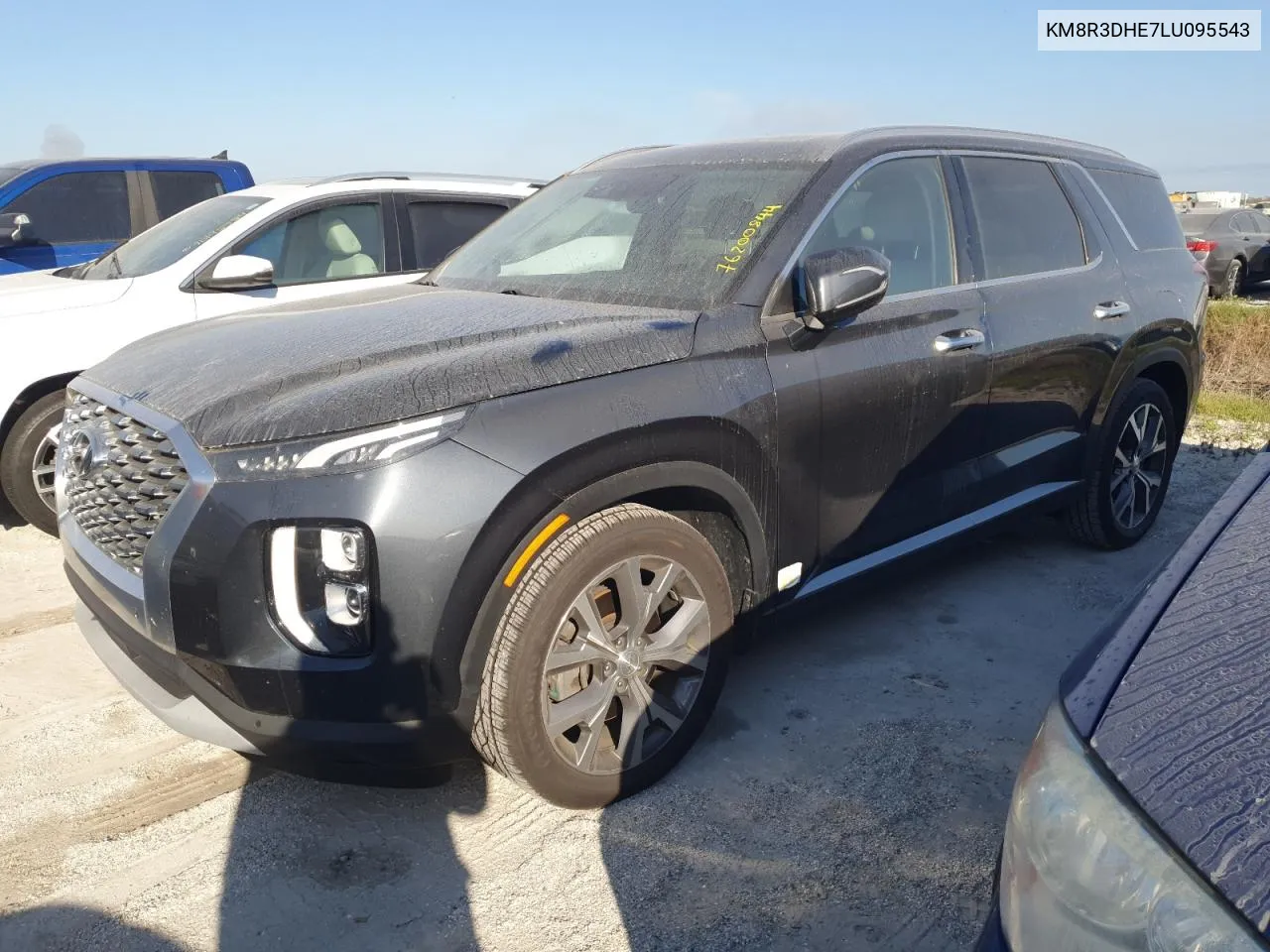 2020 Hyundai Palisade Sel VIN: KM8R3DHE7LU095543 Lot: 76200844