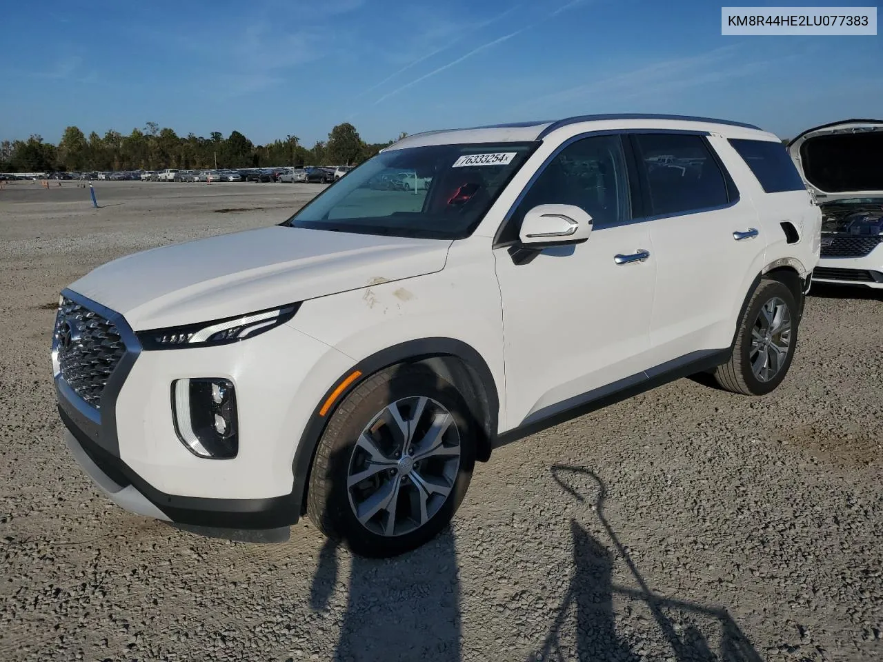 2020 Hyundai Palisade Sel VIN: KM8R44HE2LU077383 Lot: 76333254