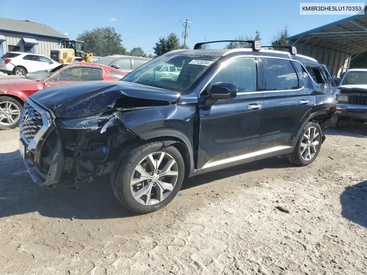 2020 Hyundai Palisade Sel VIN: KM8R3DHE5LU170353 Lot: 77125284