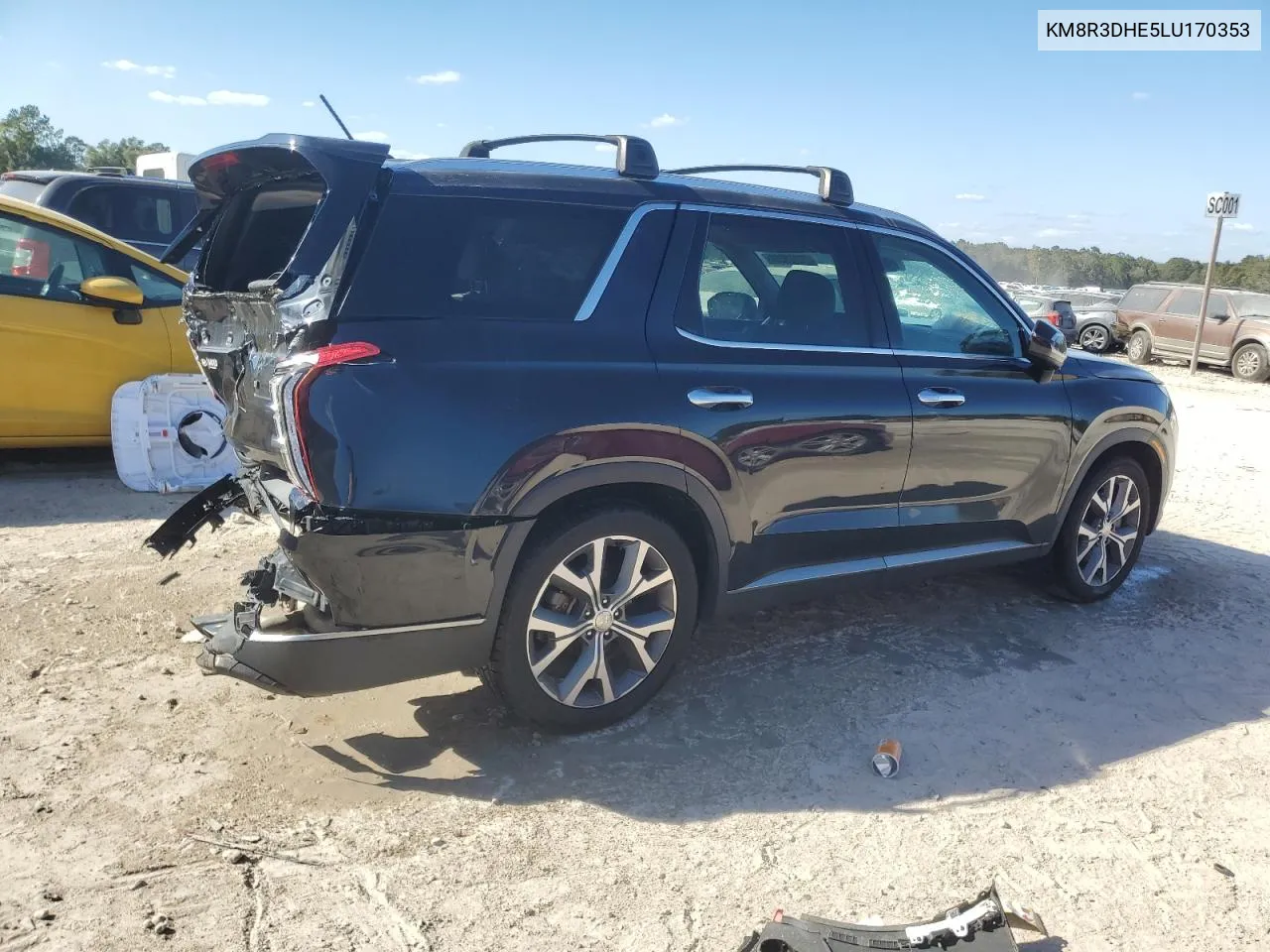 2020 Hyundai Palisade Sel VIN: KM8R3DHE5LU170353 Lot: 77125284