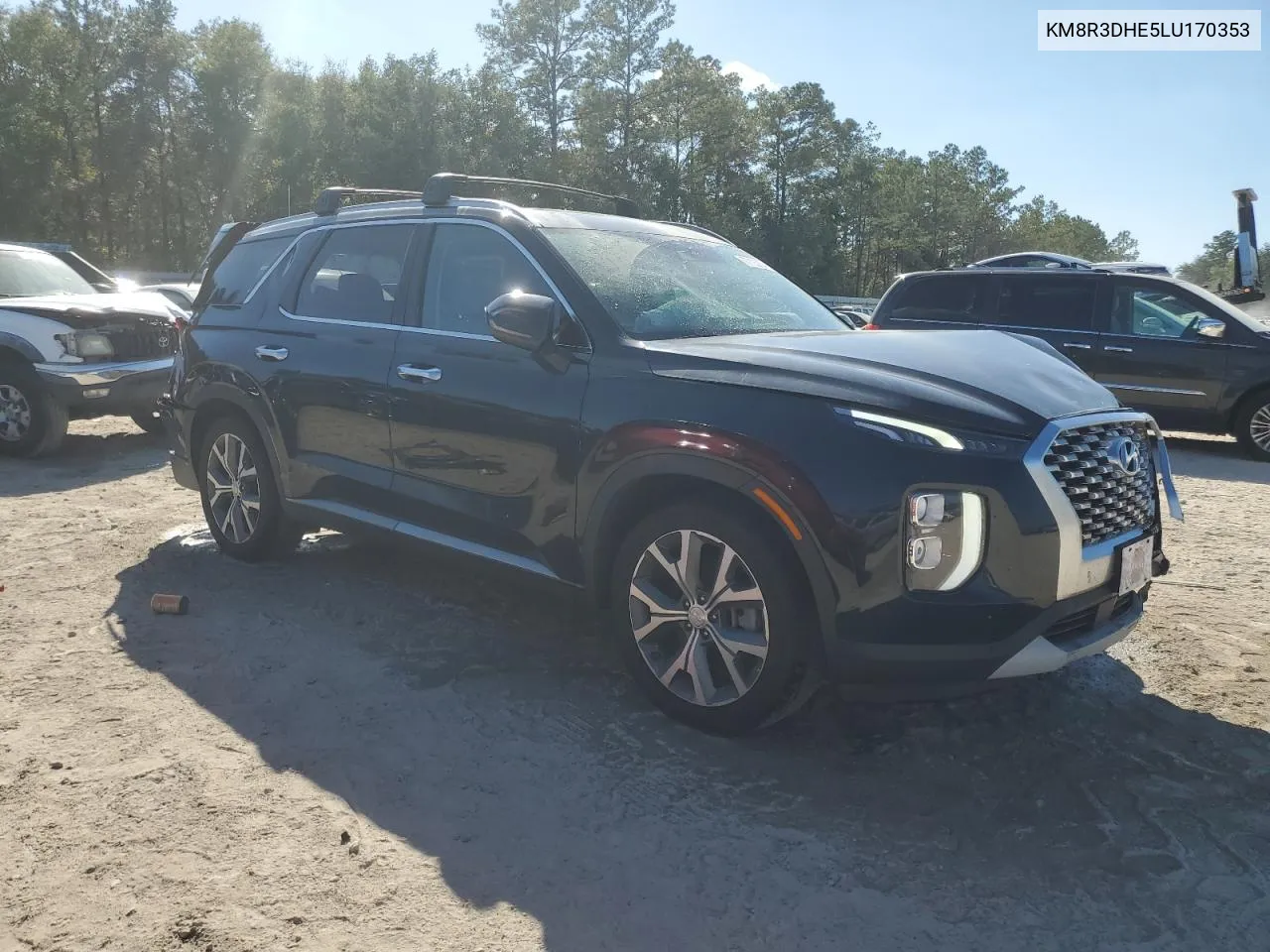 2020 Hyundai Palisade Sel VIN: KM8R3DHE5LU170353 Lot: 77125284