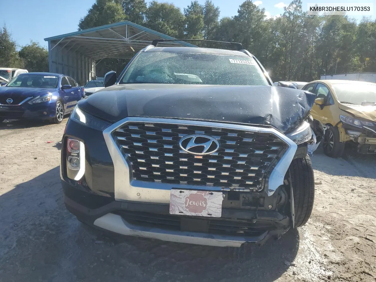 2020 Hyundai Palisade Sel VIN: KM8R3DHE5LU170353 Lot: 77125284