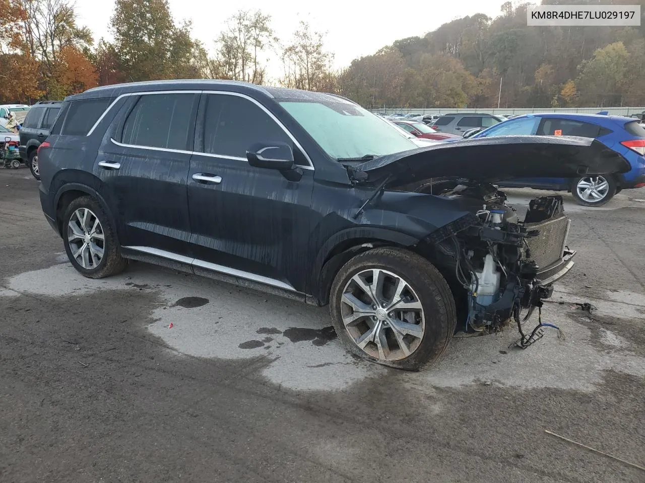 2020 Hyundai Palisade Sel VIN: KM8R4DHE7LU029197 Lot: 77357774